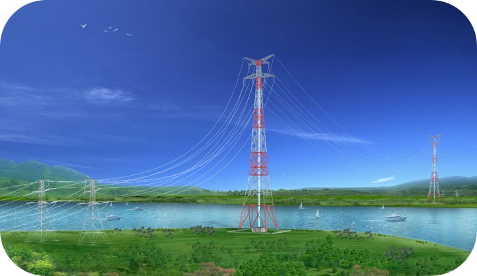 Nueva construcción de EPC de una línea aérea de transmisión de 500 kV a través del Estrecho de Chacao en Chile